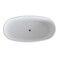 Anzzi Bellentin 5.1 ft. Solid Surface Freestanding Bathtub in Matte White FT-AZ8416 - alternate 3